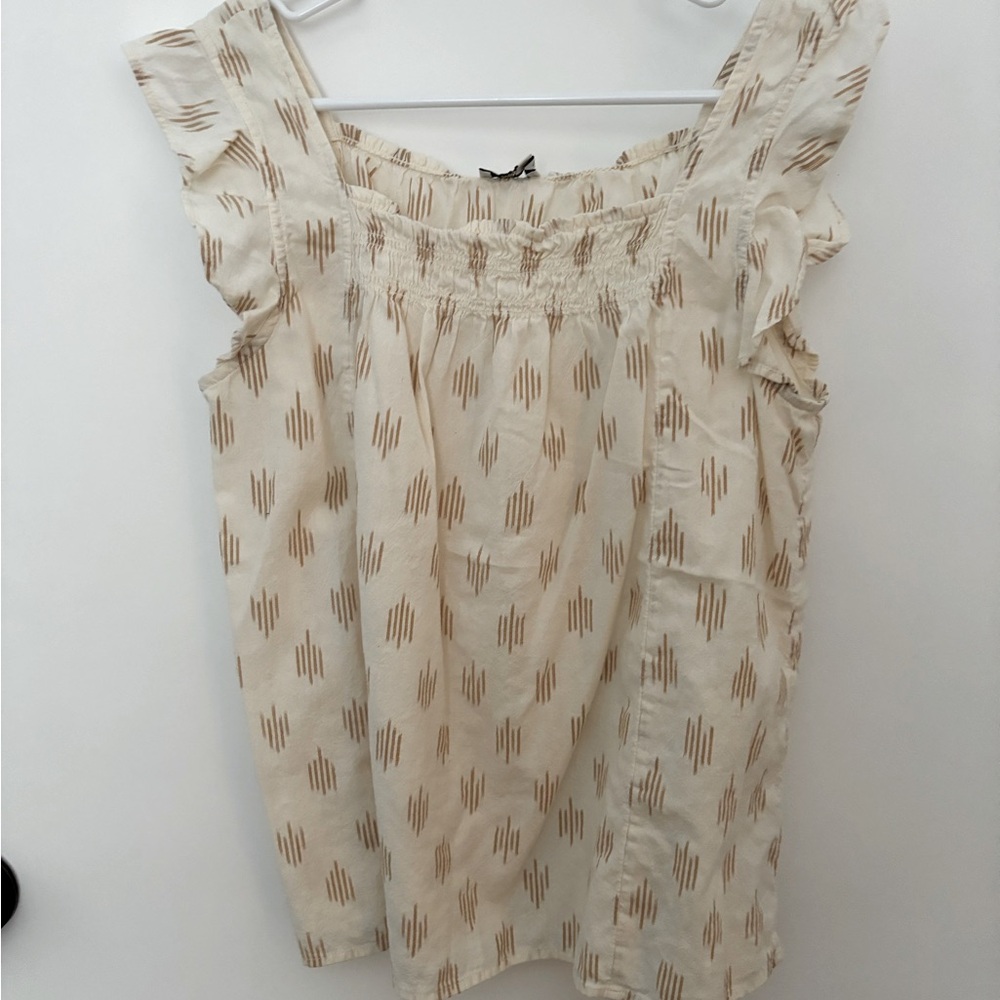 Madewell Ruffle Tank Top
